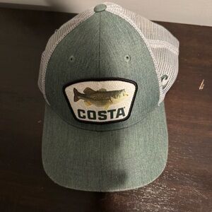 Costa Olive and Gray Mesh Cap